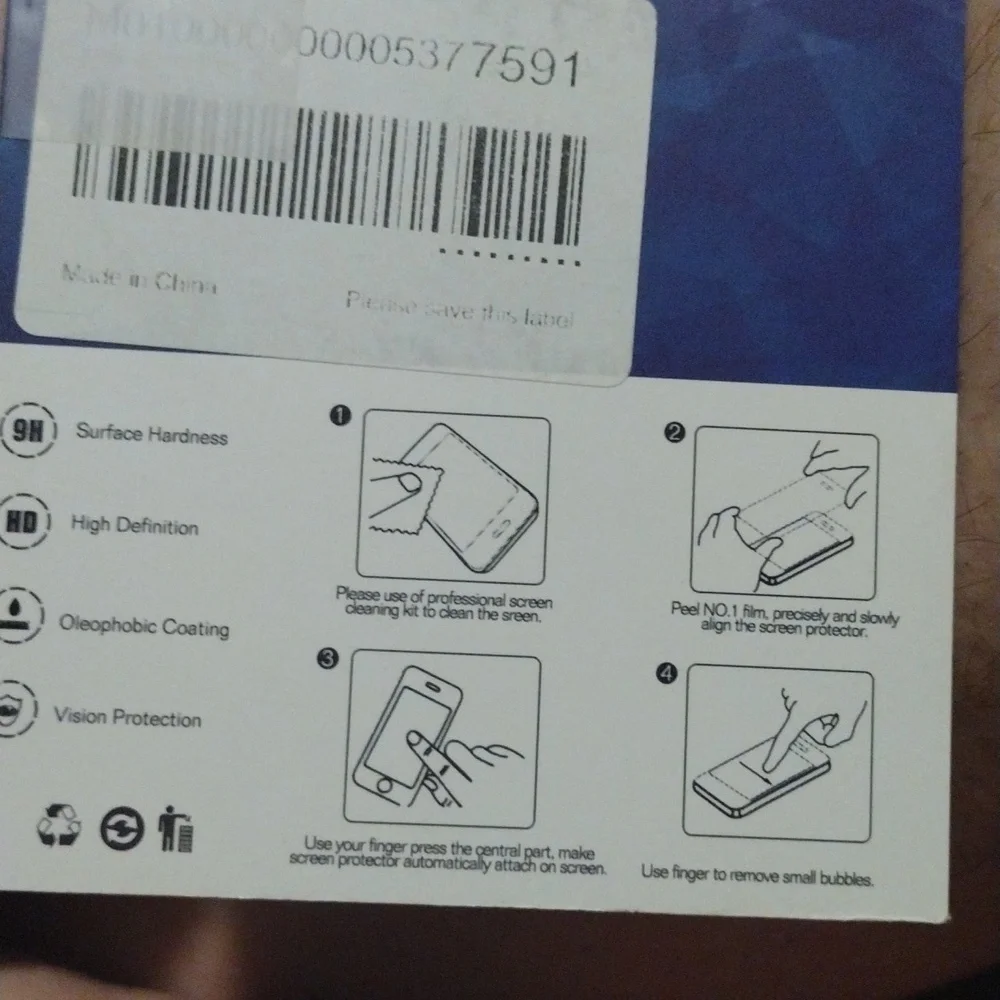 9H Tempered Glass Screen Protector for iPhone 15 NWT